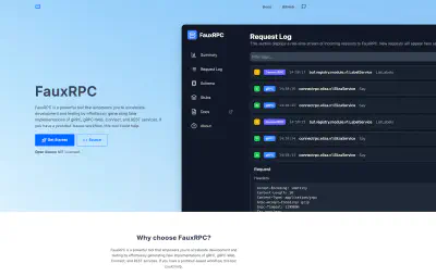 Screenshot or logo of FauxRPC