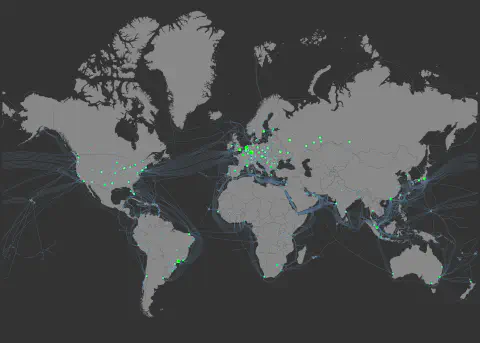 Map of the Internet