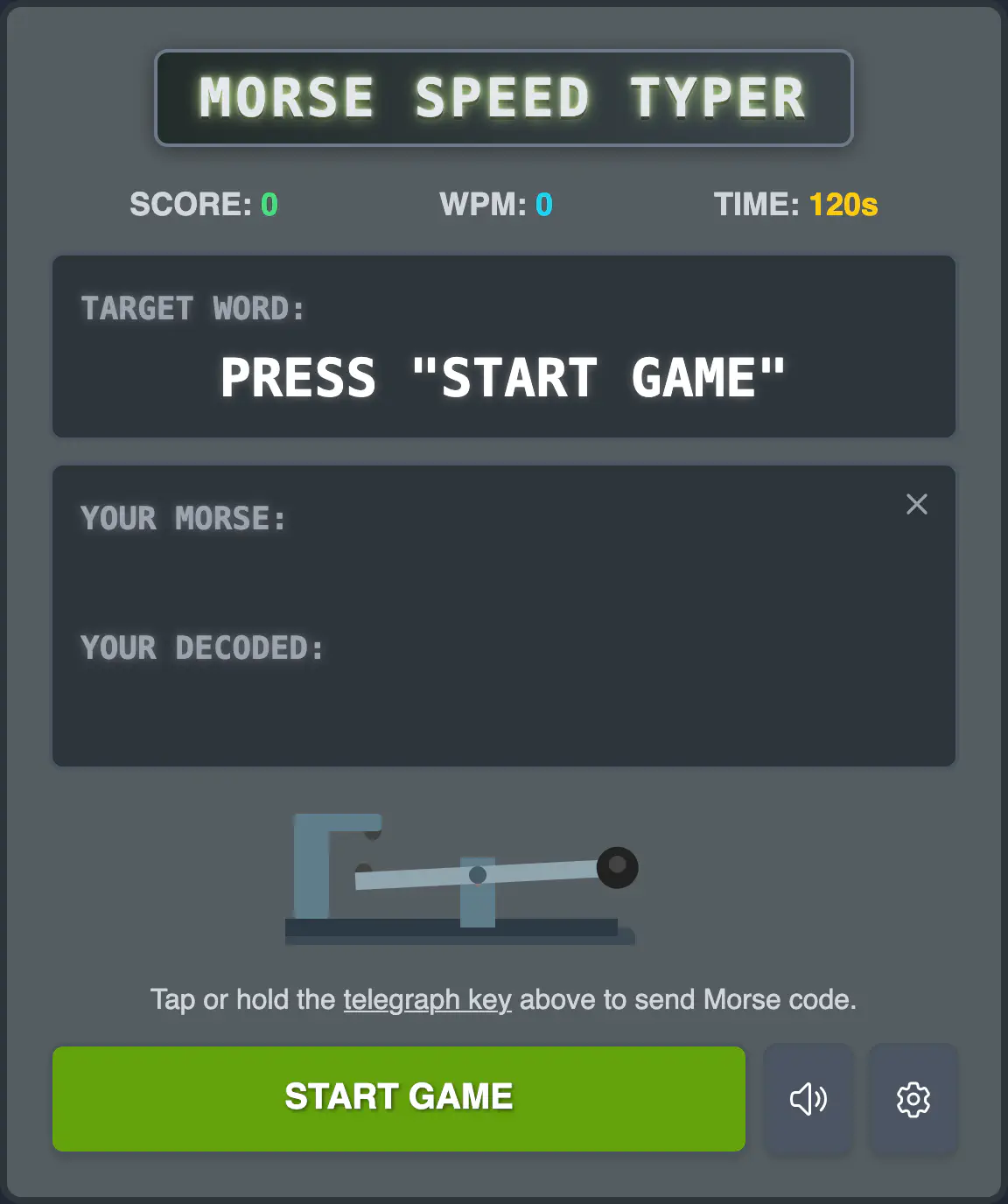 Screenshot of morse.kmcd.dev