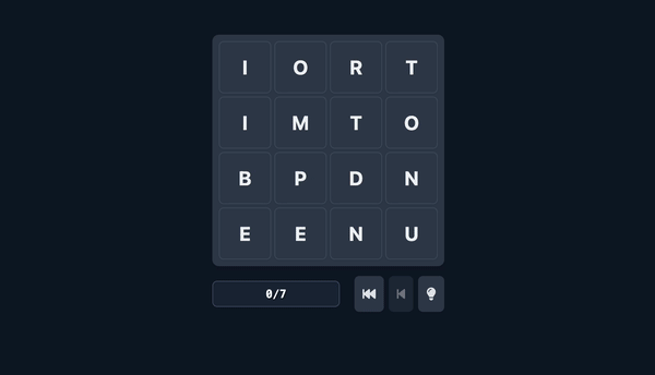 wordseq gameplay